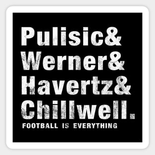 Football Is Everything - Pulisic & Werner Havertz Chillwell Sticker